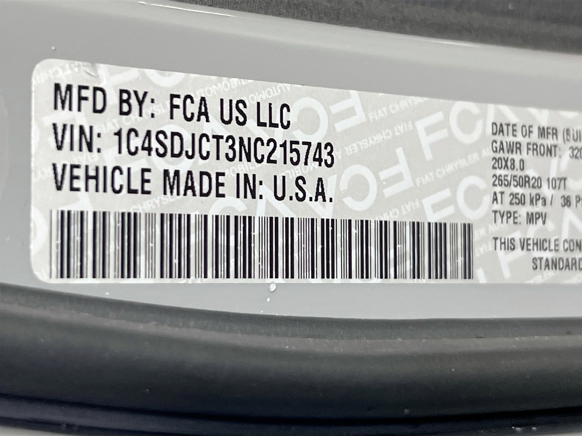 Used 2022 Dodge Durango R/T w/ Blacktop Package image 33