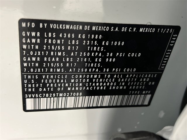 New 2026 Volkswagen Taos S image 19