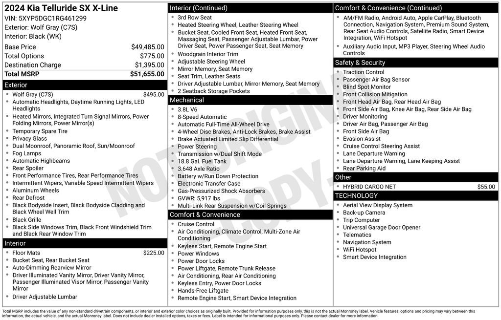 Used 2024 Kia Telluride SX X-Line image 7