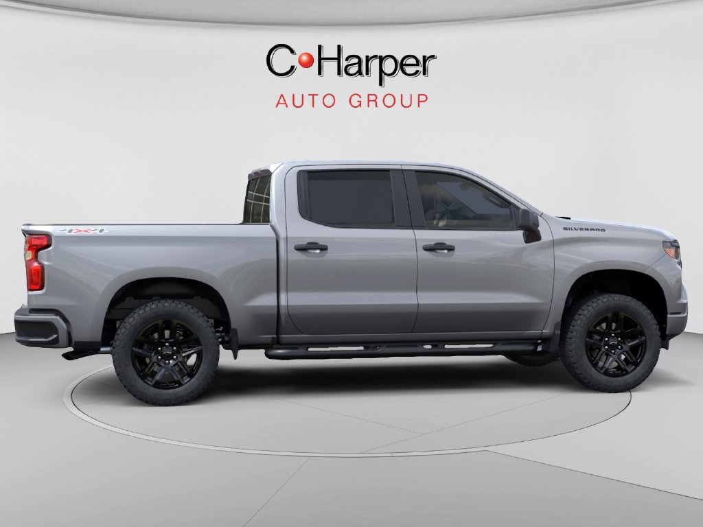 New 2026 Chevrolet Silverado 1500 Custom w/ LPO, Dark Essentials Package AWD/4WD image 5