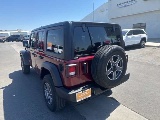 Certified 2022 Jeep Wrangler Unlimited Sport AWD/4WD image 3