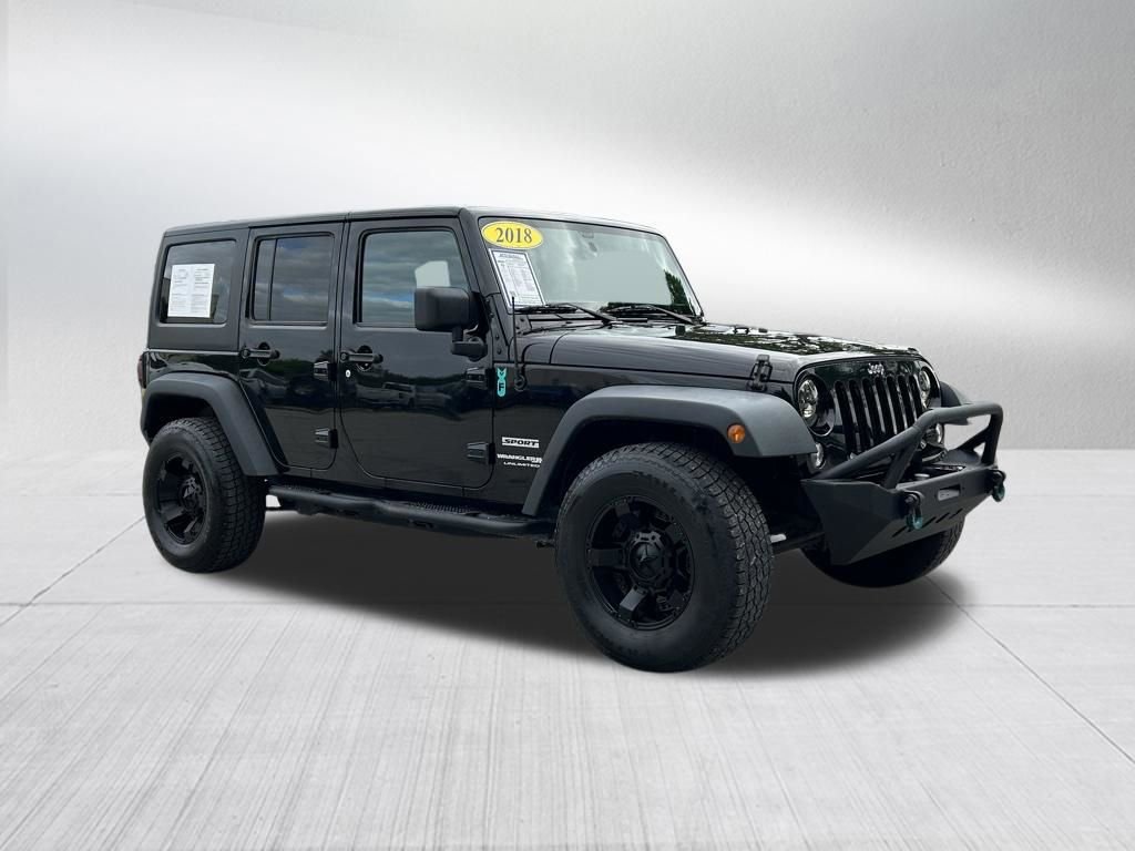 Used 2018 Jeep Wrangler Unlimited Sport S AWD/4WD image 3