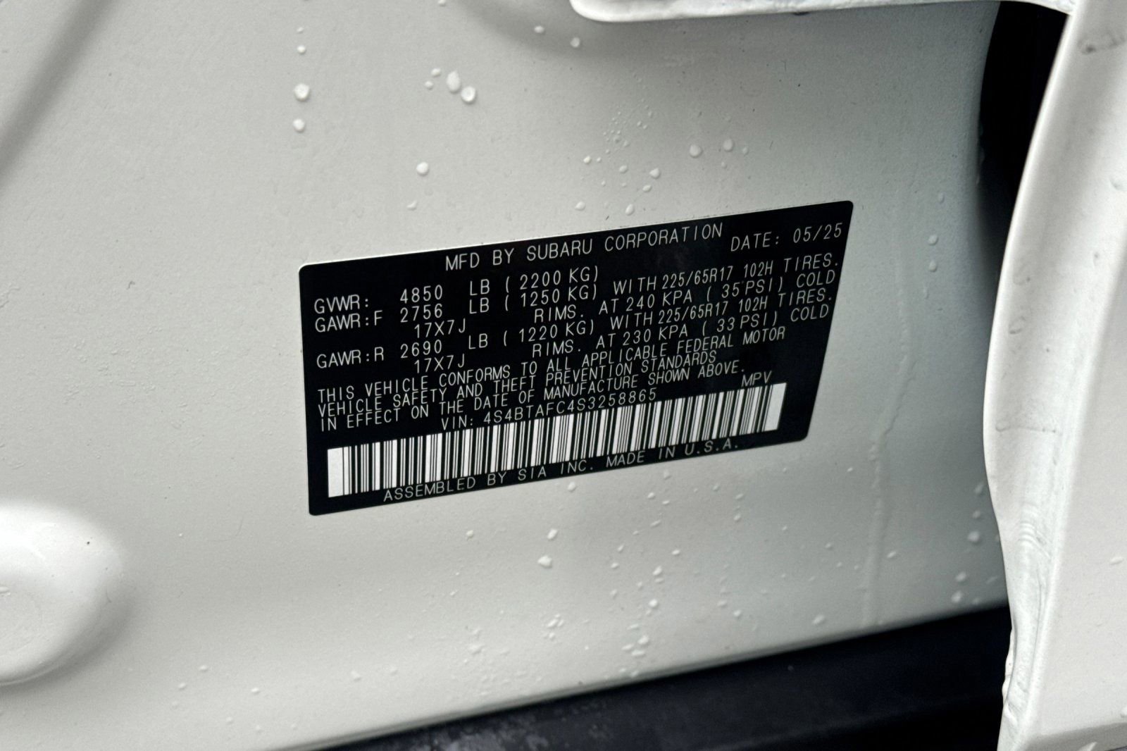 Used 2025 Subaru Outback Premium image 33