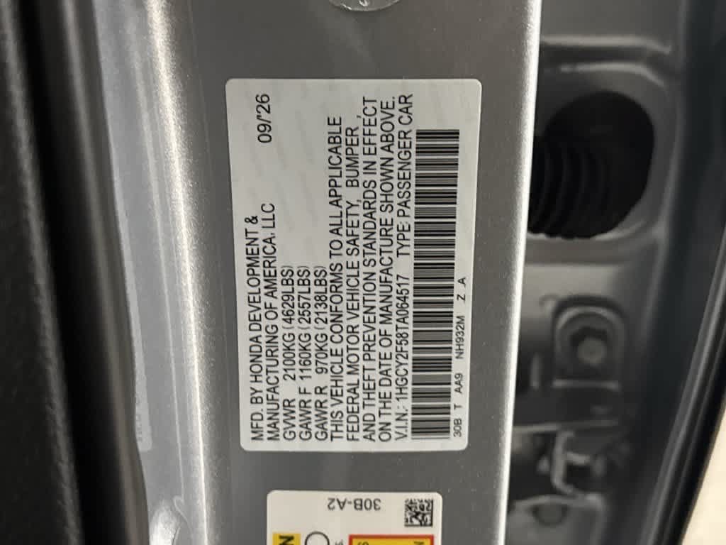 New 2026 Honda Accord Sport image 28