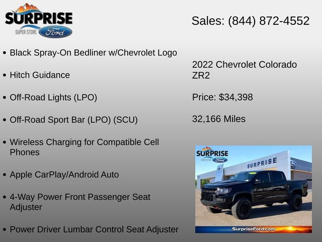 Used 2022 Chevrolet Colorado ZR2 w/ ZR2 Midnight Special Edition AWD/4WD image 30
