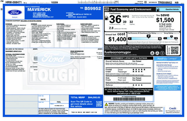 New 2026 Ford Maverick Lariat AWD/4WD image 25