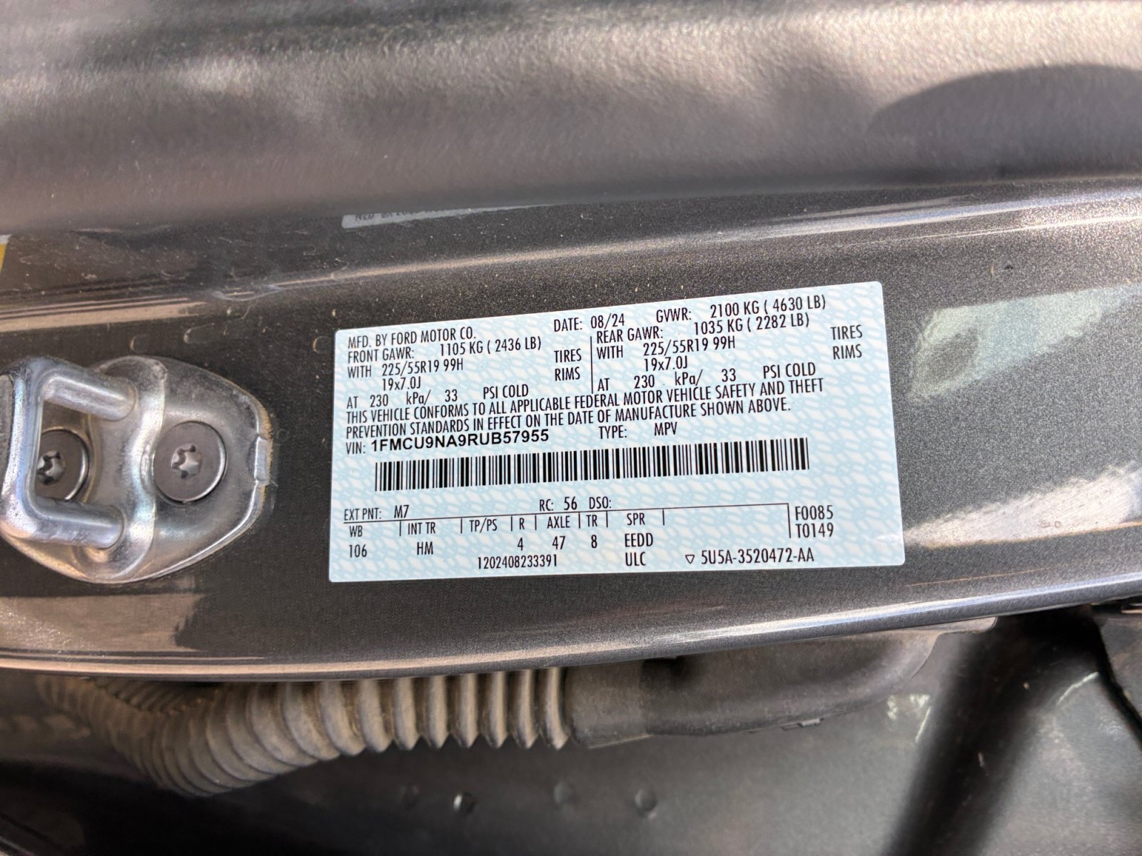 Used 2024 Ford Escape ST-Line Select w/ Tech Pack #2 AWD/4WD image 25