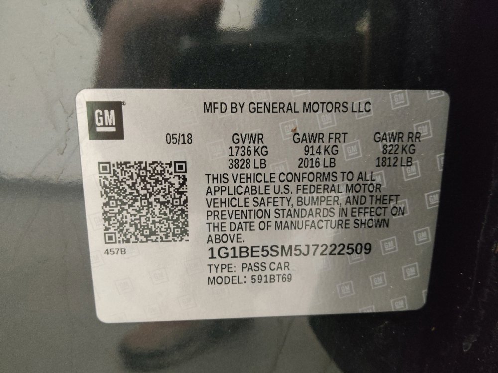 Used 2018 Chevrolet Cruze LT FWD image 33
