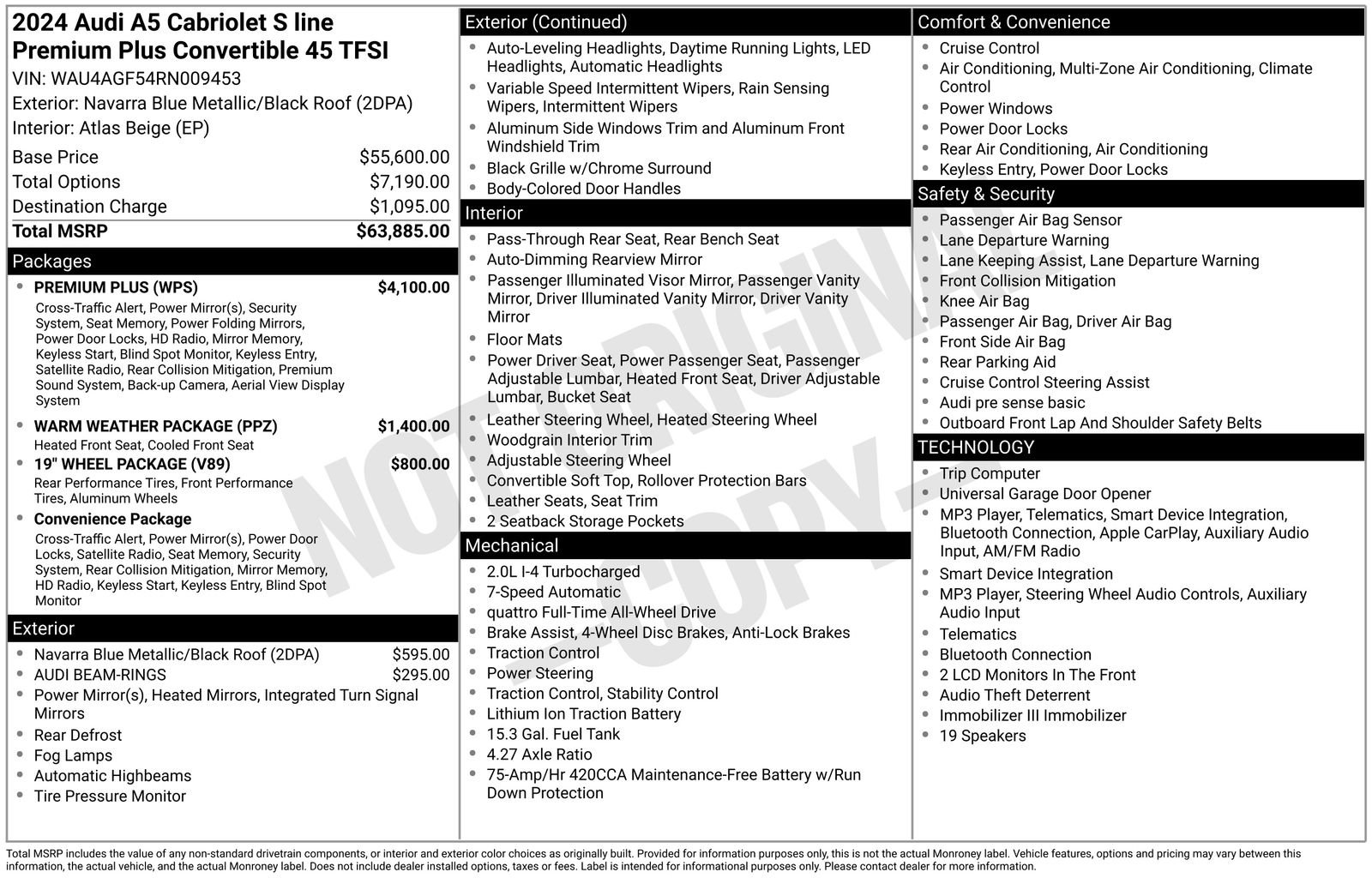 Certified 2024 Audi A5 2.0T Premium Plus w/ Premium Plus AWD/4WD image 32