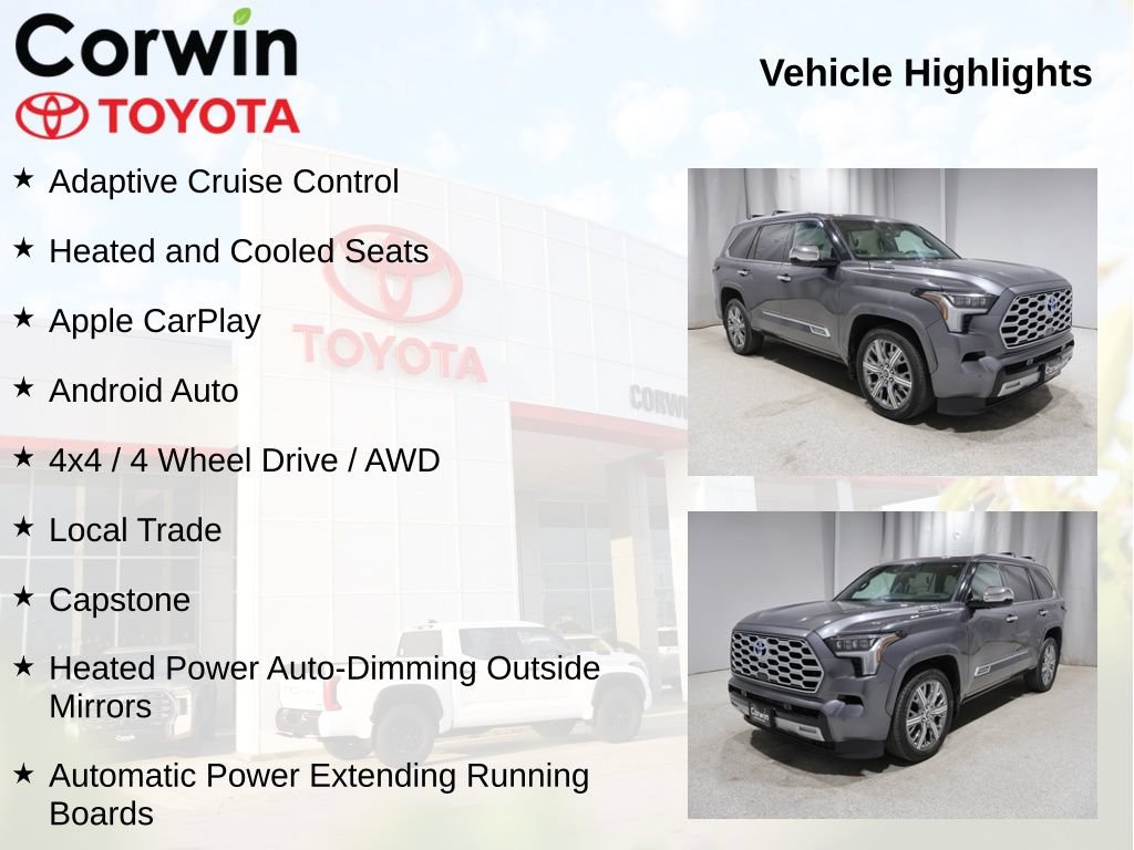 Used 2023 Toyota Sequoia Capstone AWD/4WD image 11