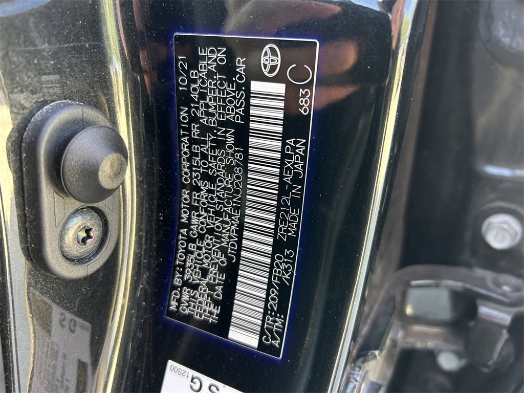 Used 2022 Toyota Corolla LE w/ LE Convenience Package image 10