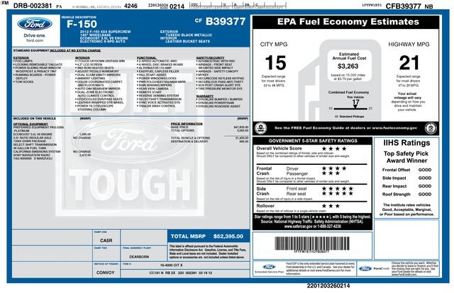 Used 2012 Ford F150 Platinum AWD/4WD image 29