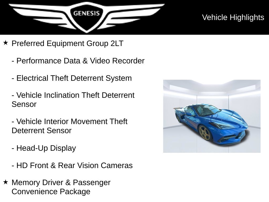 Used 2023 Chevrolet Corvette Stingray Preferred Conv w/ Z51 Performance Package RWD image 20