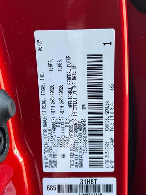 New 2025 Toyota Sequoia Limited w/ TRD Performance Package (TMS) image 20