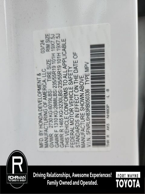 Used 2024 Honda Odyssey Touring image 5