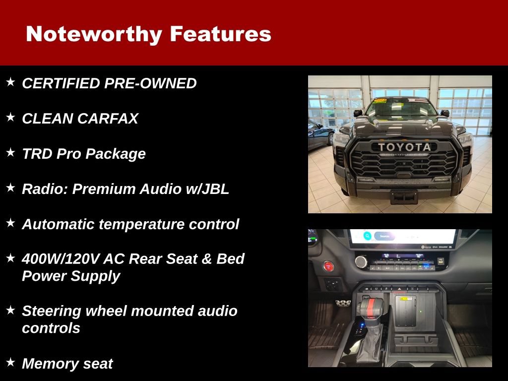 Used 2023 Toyota Tundra TRD Pro AWD/4WD image 7