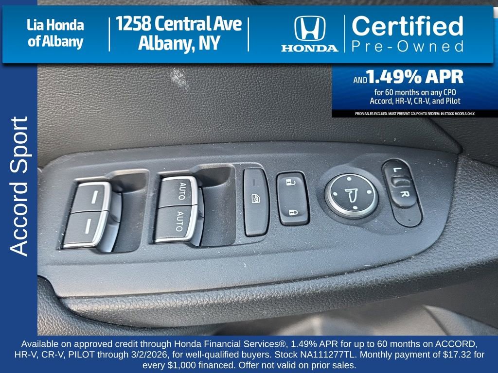 Certified 2022 Honda Accord Sport image 12