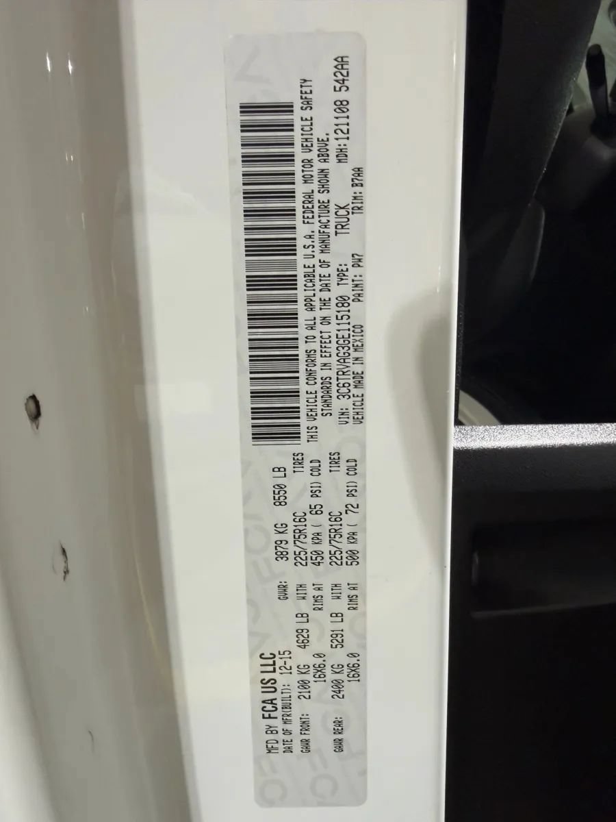 Used 2016 RAM ProMaster 1500 FWD image 15