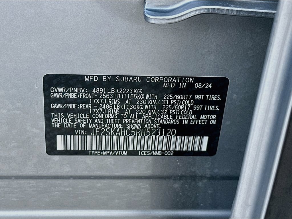 Certified 2024 Subaru Forester Wilderness w/ Wilderness Package AWD/4WD image 31