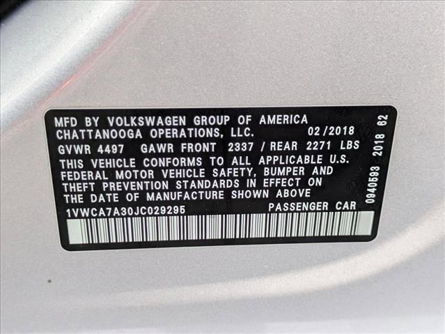 Used 2018 Volkswagen Passat 2.0T SEL Premium image 26