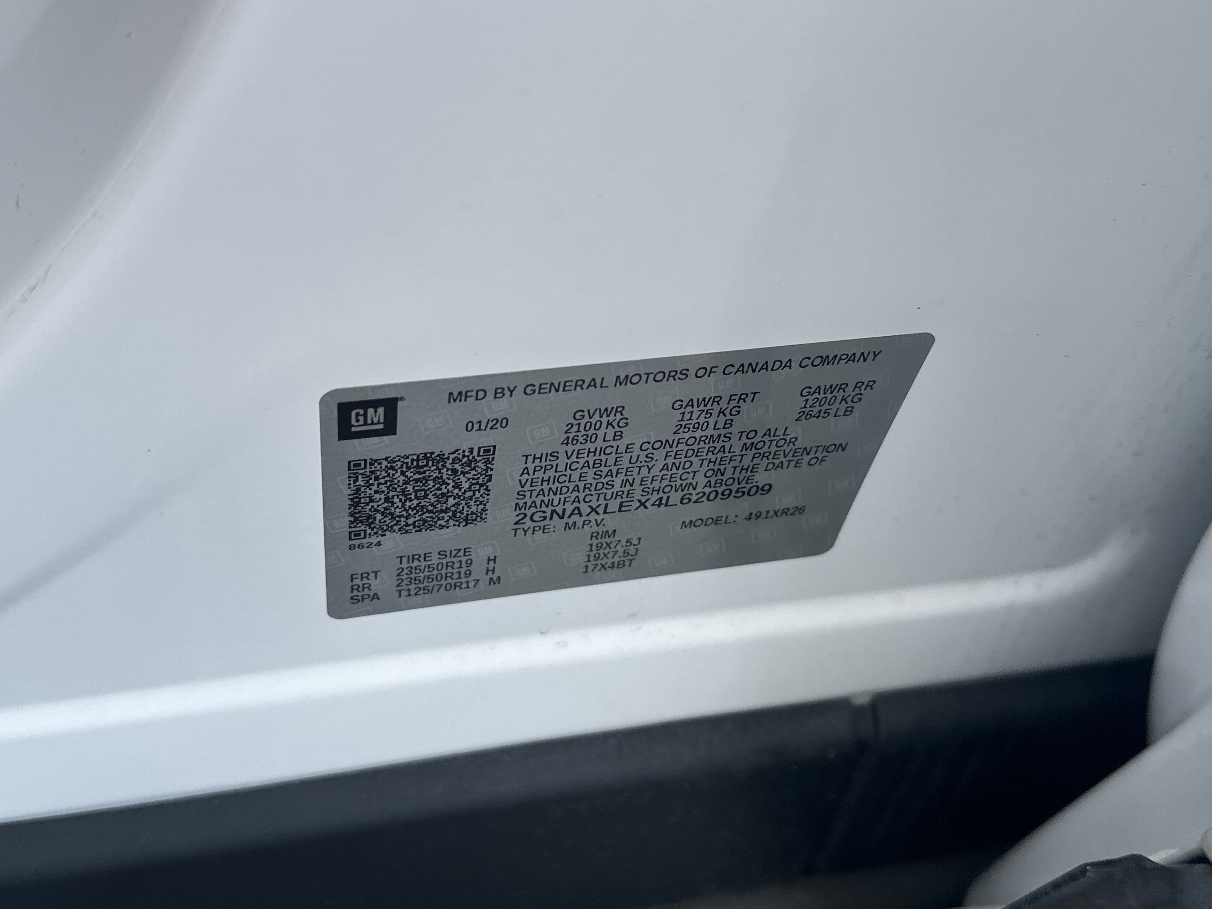 Certified 2020 Chevrolet Equinox LT w/ Sport Edition FWD image 28