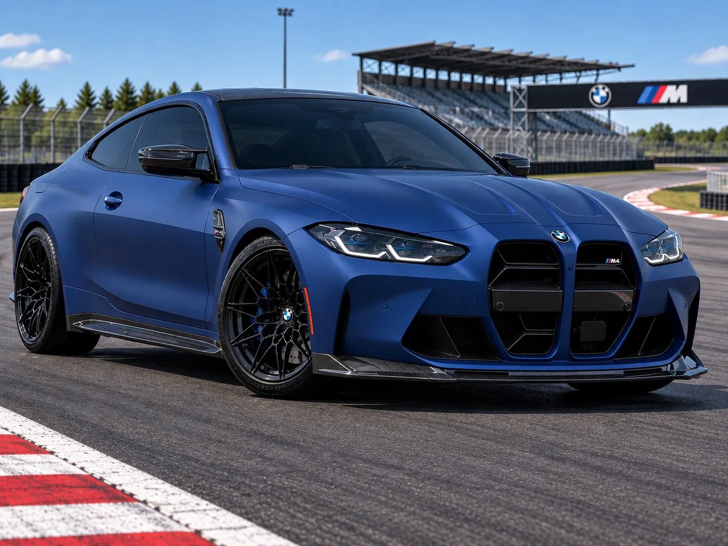 Used 2021 BMW M4 Competition w/ M Carbon Exterior Package RWD image 1