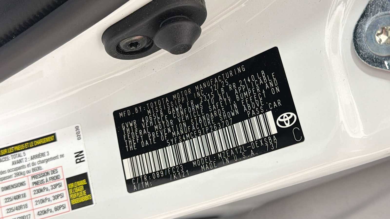 Certified 2026 Toyota Corolla SE FWD image 11