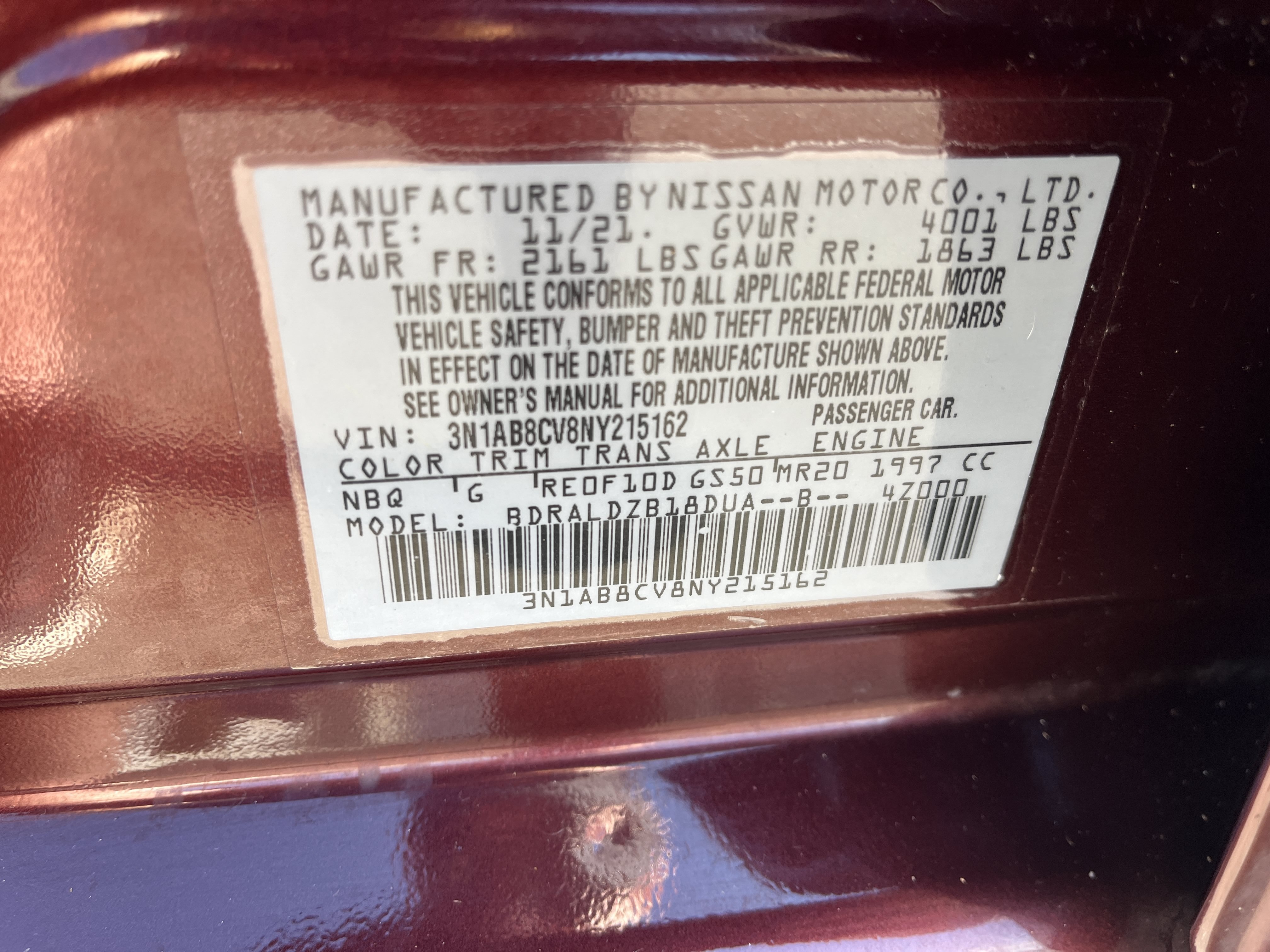 Used 2022 Nissan Sentra SV w/ All-Weather Package FWD image 26
