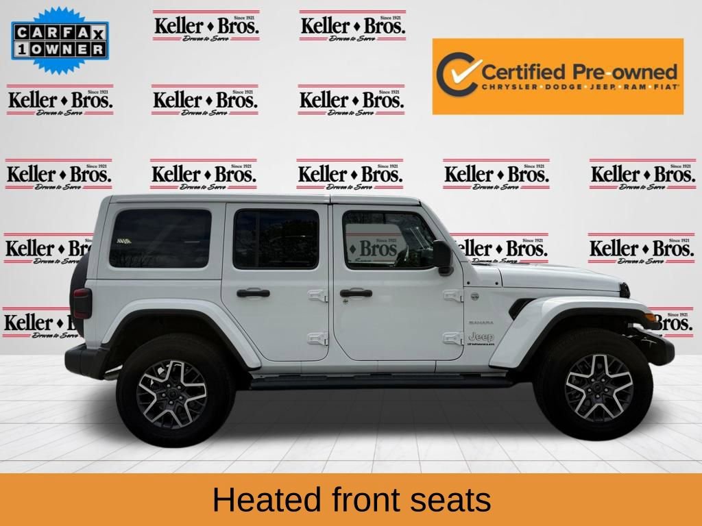 Certified 2024 Jeep Wrangler Unlimited Sahara w/ Technology Group AWD/4WD image 8