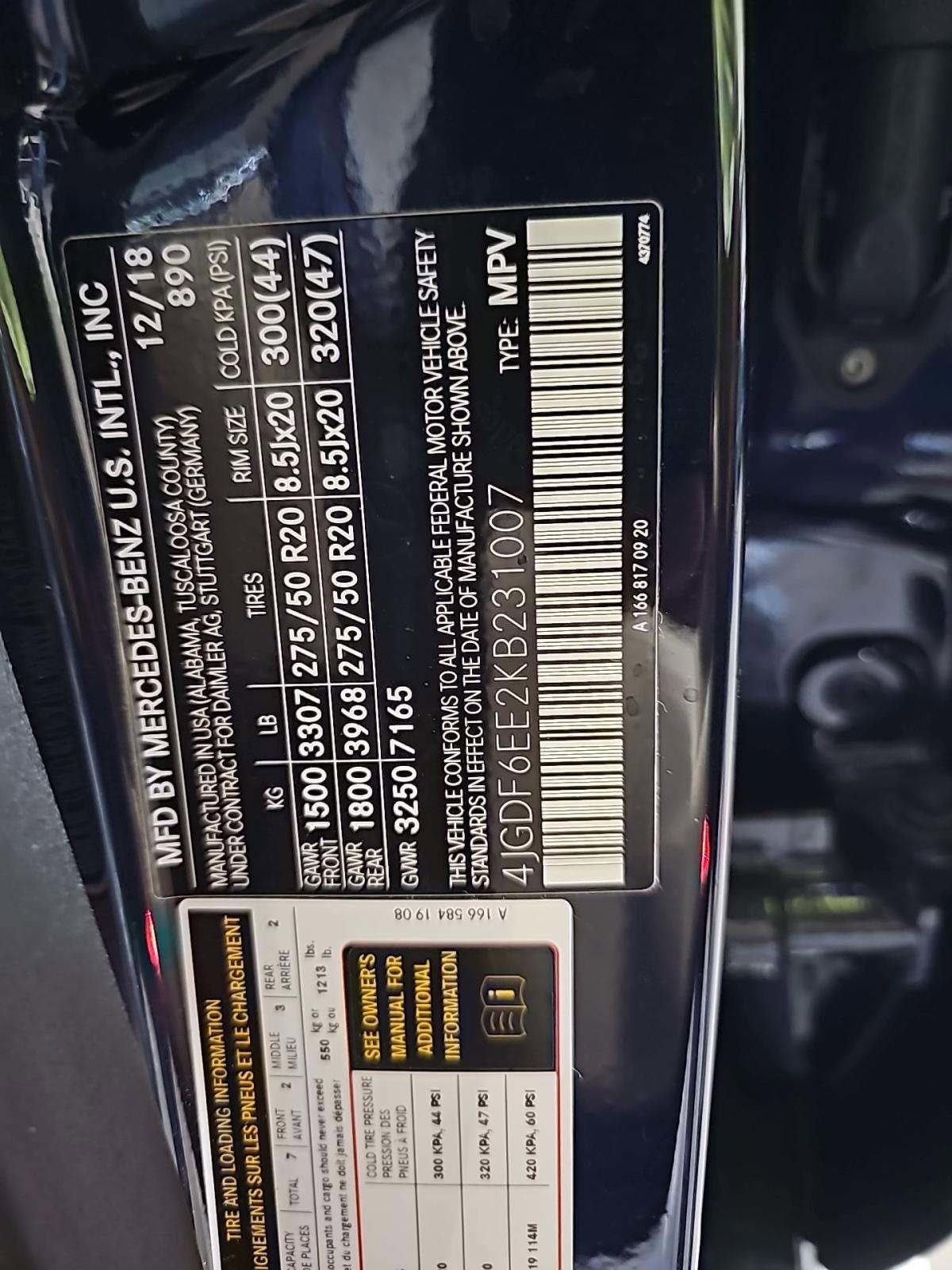 Used 2019 Mercedes-Benz GLS 450 4MATIC image 7