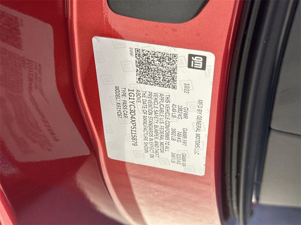 Used 2023 Chevrolet Corvette Stingray Premium Conv w/ Z51 Performance Package image 30