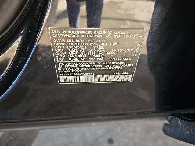 Used 2021 Volkswagen Atlas SEL R-Line image 39