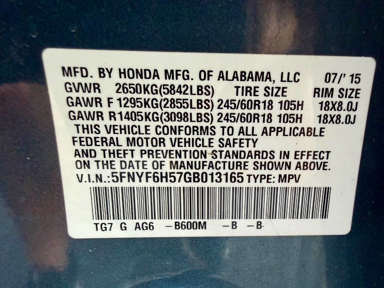 Used 2016 Honda Pilot EX-L image 94