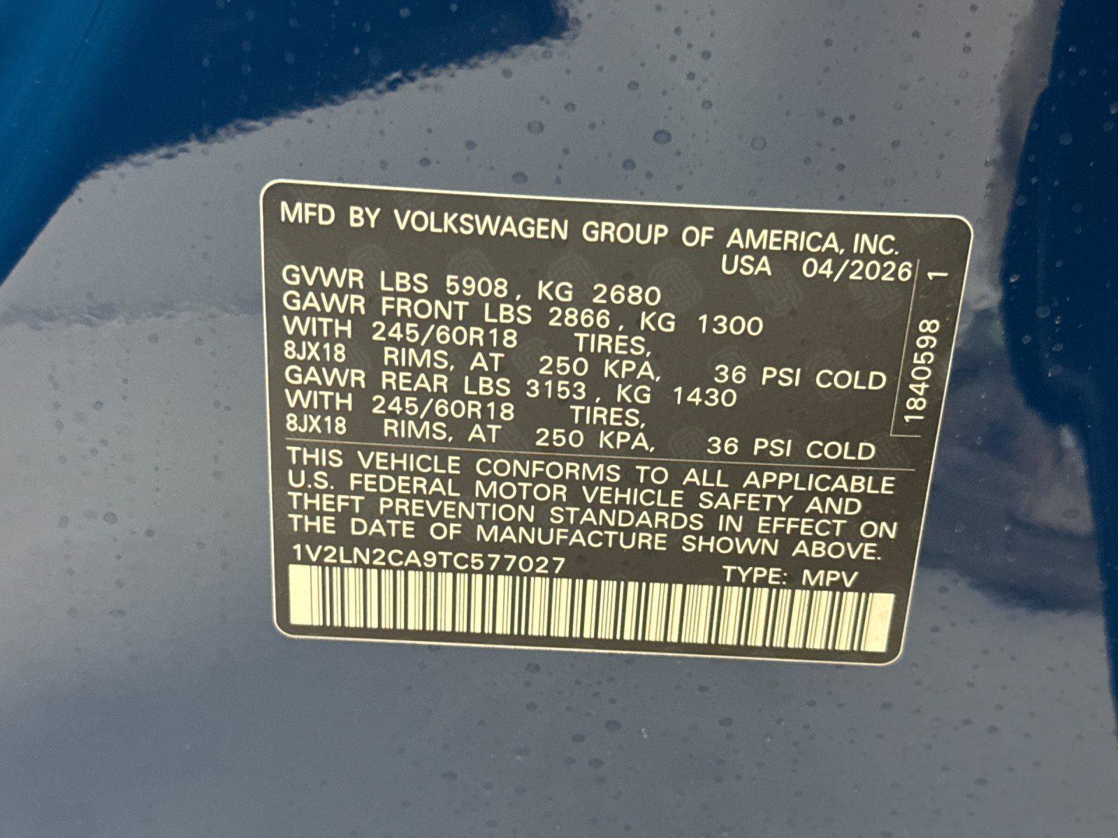 New 2026 Volkswagen Atlas SE AWD/4WD image 27