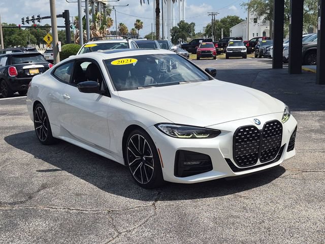 Used 2021 BMW 430i Coupe w/ M Sport Package RWD image 3