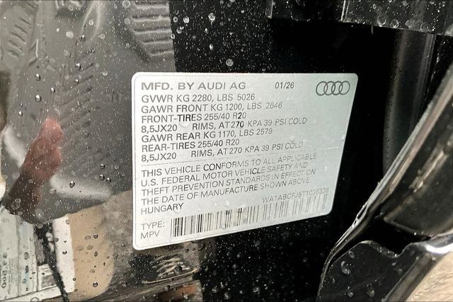 New 2026 Audi Q3 quattro 2.0T image 13