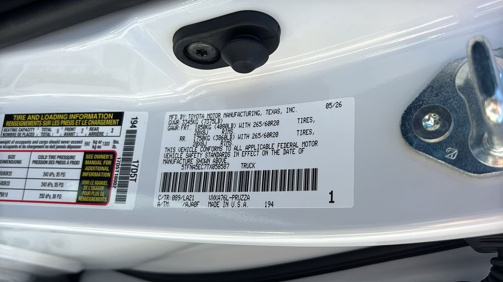 New 2026 Toyota Tundra Platinum AWD/4WD image 39