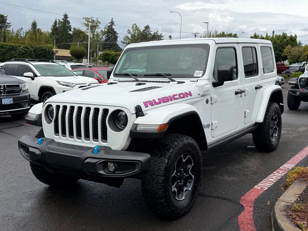 Used 2023 Jeep Wrangler Unlimited Rubicon 4xe w/ Cold Weather Group AWD/4WD image 4