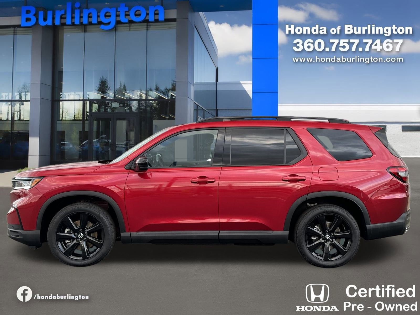 Certified 2025 Honda Pilot Black Edition image 3