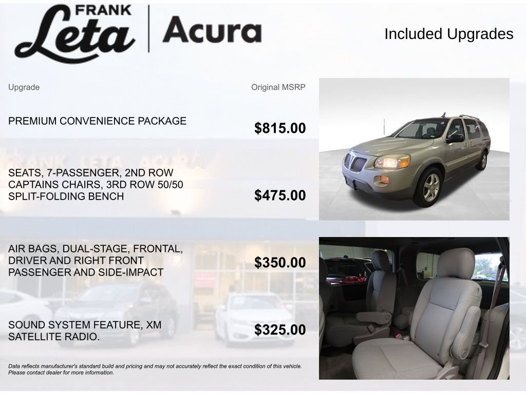 Used 2005 Pontiac Montana SV6 w/ Premium Convenience Package image 6