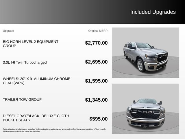 Used 2025 RAM 1500 Big Horn AWD/4WD image 4