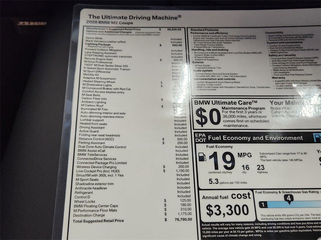 New 2026 BMW M2 w/ Lighting Package image 20