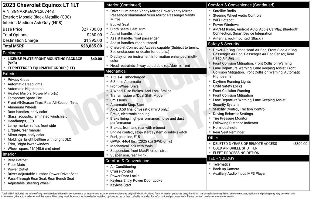 Used 2023 Chevrolet Equinox LT image 2