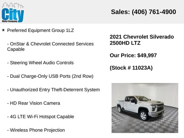 Used 2021 Chevrolet Silverado 2500 LTZ w/ LTZ Premium Package AWD/4WD image 37