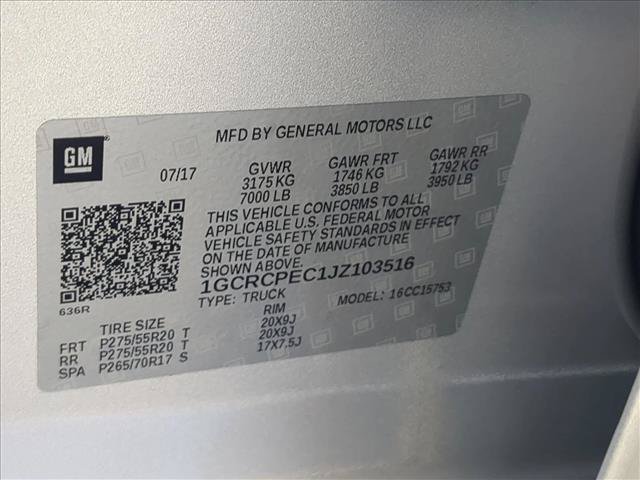 Used 2018 Chevrolet Silverado 1500 Custom w/ Rally 1 Edition RWD image 22