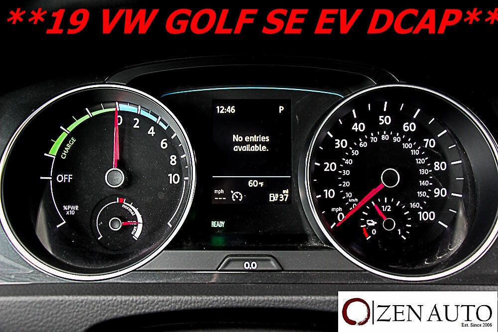 Used 2019 Volkswagen e-Golf SE w/ Driver Assistance Package image 16