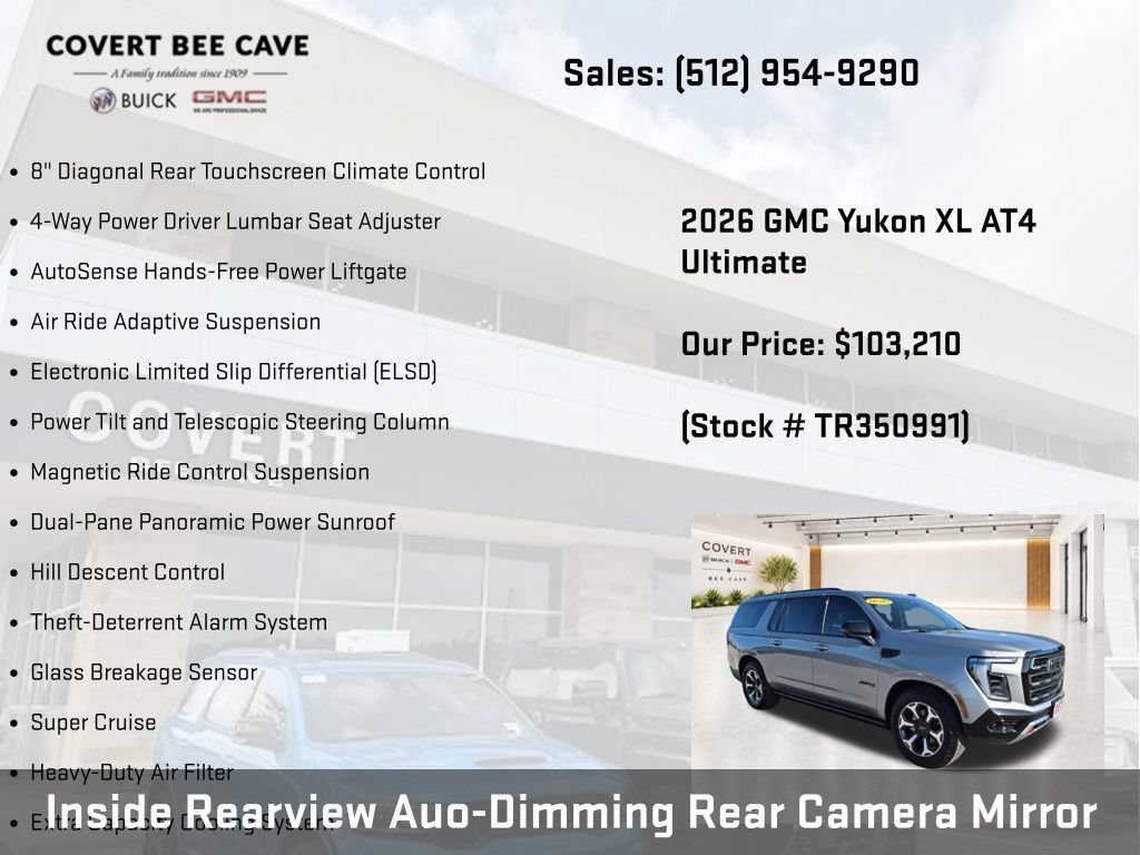 New 2026 GMC Yukon XL AT4 Ultimate AWD/4WD image 37