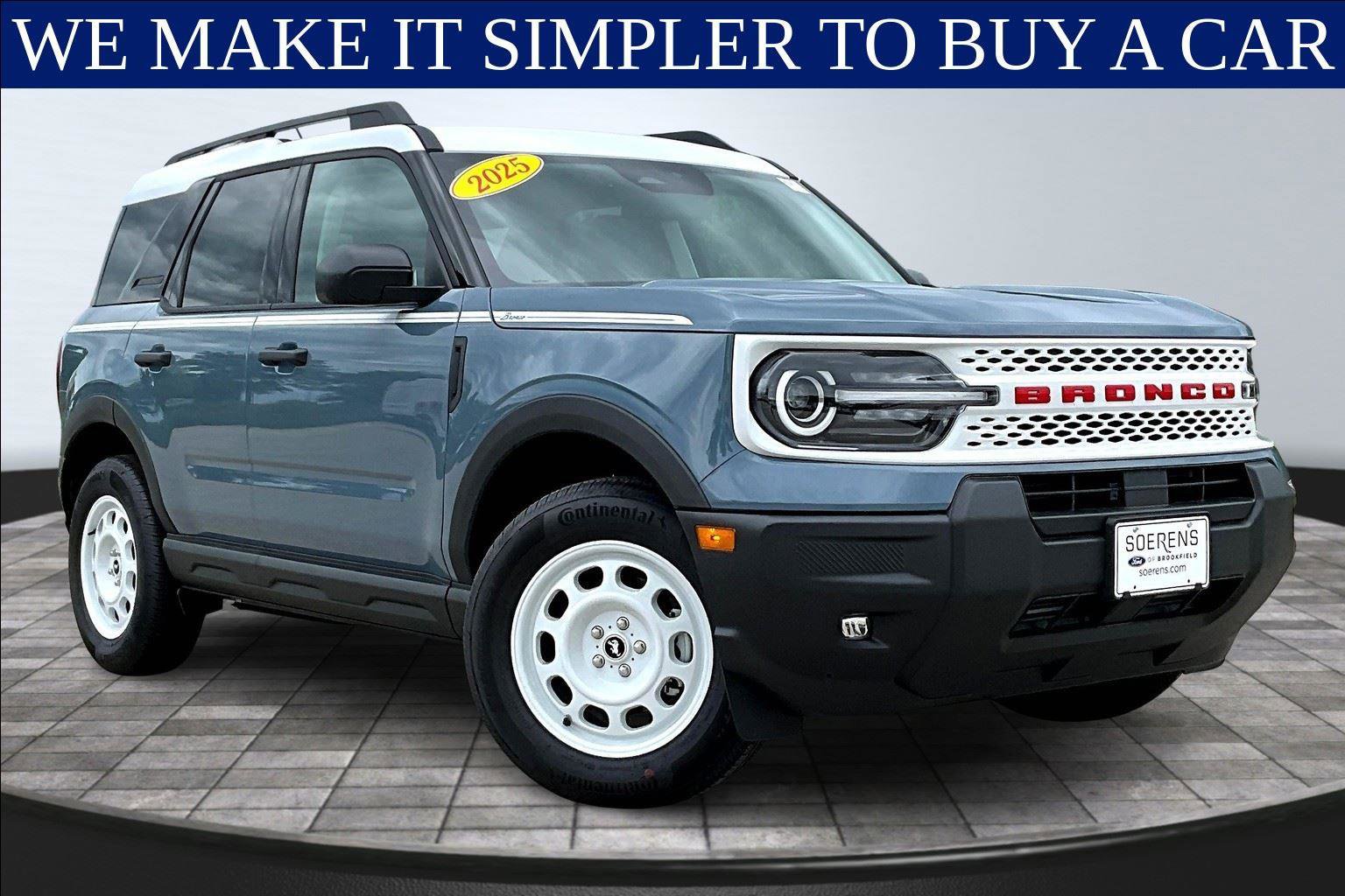 New 2025 Ford Bronco Sport Heritage w/ Convenience Package