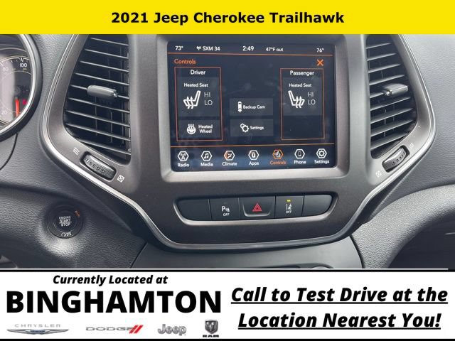Used 2021 Jeep Cherokee Trailhawk AWD/4WD image 15
