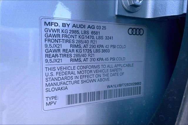 Certified 2025 Audi Q7 3.0T Premium Plus w/ Premium Plus Package image 34